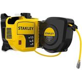 Stanley Compressor, olievrije luchtcompressor met zelfoprollende kabelhaspel, muurbevestiging, 1.5 pk, 8 bar, zonder tank