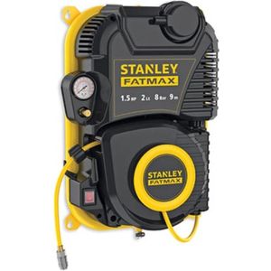 Stanley - Professionele Compressor - Zonder Olie - Walltech - Low Noise - 24 L / 1.5 Pk / 8 Bar