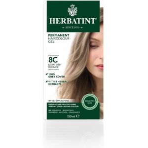 Herbatint - Haarverf Gel 8C - Licht Asblond - Permanente Haarkleuring