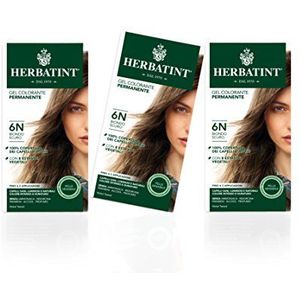 Herbatint Permanente Haarkleuringsgel Donkerblond 6N 3x150ml