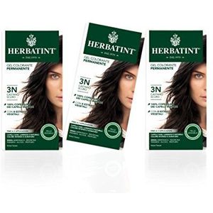 Herbatint Permanente kleurverzorging 3N donkerbruin 3 x 150 ml