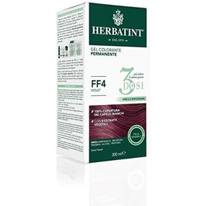 Herbatint Kleurgel permanent 3 blikjes - FF4 Violet 300ml