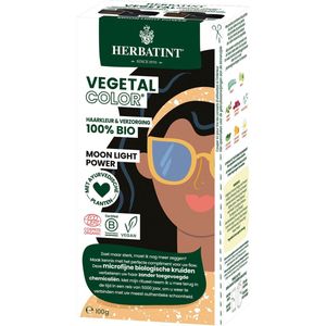 Herbatint Vegetal Color - Haarverf - Biologisch en vegan - Moon Light Power (zwart) - 100 gram