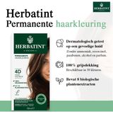 Herbatint 4d Goud Kastanje - Haarverf - 100% biologische vegan haarkleuring - 8 plantenextracten - 150 ml