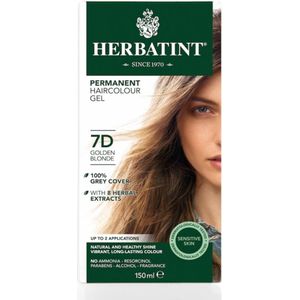 Herbatint 7D Goud Blond - Haarverf - Permanente vegan haarkleuring - 8 plantenextracten - 150 ml