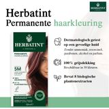 Herbatint 5M Licht Acajou Kastanje - Haarverf - Permanente vegan haarkleuring – 8 plantenextracten– 150ml