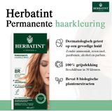 Herbatint 8R Licht Koper Blond - Haarverf - Permanente vegan haarkleuring - 8 plantenextracten - 150 ml