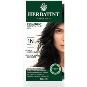 Herbatint - Permanente Haarkleuring - Zwart - Plantenextracten - Vegan