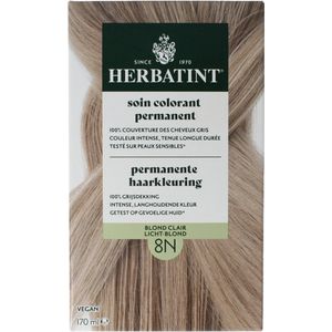 Herbatint - 8N - Haarkleuringsgel - Lichtblond - Ammoniakvrij - Vegan