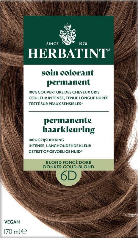 Herbatint - 6D Donker Goudblond - Haarkleuring - 170 Milliliter