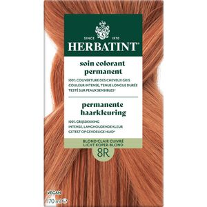 Herbatint - 8R - Haarkleuring - Licht Koper Blond - Ammoniak Vrij
