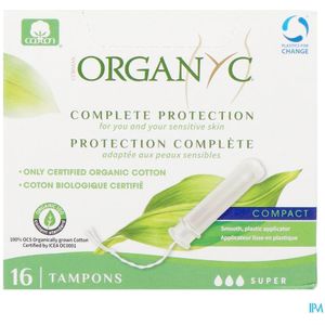 Organyc - Complete Protection - Tampons - Biologisch Katoen - 16 Stuks