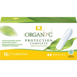 Organyc - Tampons Regular - 16 Stuks - 100% Biologisch Katoen