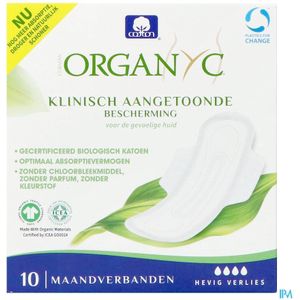 Maandverband - Biologisch Katoen - Hypoallergeen - GOTS Gecertificeerd