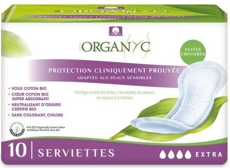 Organyc - Beschermende Slip - Wit - 100% Katoen - Hypoallergeen