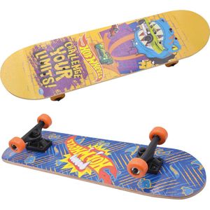 ODS ODS-42031 Skateboard Hot Wheels, blauw, rood, geel, 5+, 42031