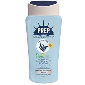 PREP, Zonnecrème voor gezicht en lichaam, hydraterend en kalmerend, bruiningsverlenging, met aloë vera, karitéboter en vitamine E, 200 ml