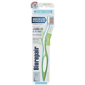 Biorepair - Curve Tandenborstel - Medium Zachte Borstelharen - Bacteriostatisch Materiaal