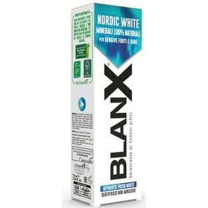 BlanX - Nordic White - Tandpasta - Anti-vlekken - 75 ml - 12 verpakkingen