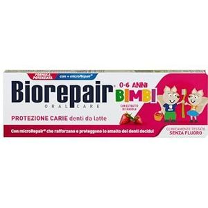 Biorepair - Kids - Tandpasta - Strawberry - 50 ml