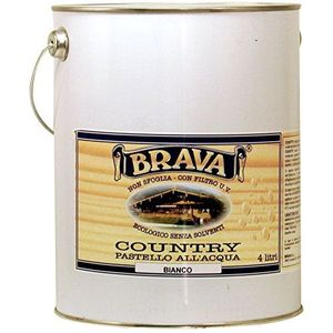 Brava Coub40 Country pastelhout, waterbestendig, wit, 4000 ml