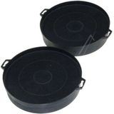 SMEG - Koolstoffilter KITFC2 - 2 Stuks - Rond - Geschikt voor Afzuigkap