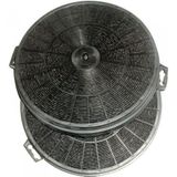 SMEG - Koolstoffilter KITFC2 - 2 Stuks - Rond - Geschikt voor Afzuigkap