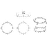 Smeg - WOKGHU - Fornuis Accessoire - Zwart - Gietijzer