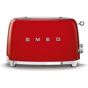 SMEG TSF01RDEU - Broodrooster - Rood - 2x2 - 950W - 6 niveaus