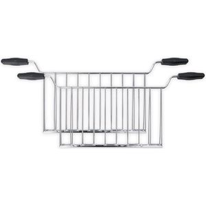 Smeg - Sandwichklem - 2 Stuks - Roestvrij Staal - Voor Broodrooster 4x4