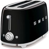 SMEG TSF02BLEU - Broodrooster - Zwart - 2x4 - 1500W - 6 niveaus