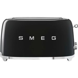SMEG TSF02BLEU - Broodrooster - Zwart - 2x4 - 1500W - 6 niveaus
