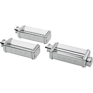 Smeg - Accessoires - Pasta Roller en Cutter Set - Verchroomd Staal