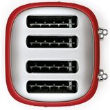 SMEG TSF03RDEU - Broodrooster - Rood - 4x4 - 2000W - 6 niveaus