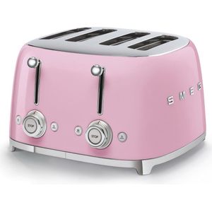 SMEG TSF03PKEU - Broodrooster - Roze - 4x4 - 2000W - 6 niveaus