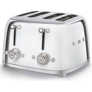 SMEG TSF03SSEU - Broodrooster - Chroom - 4x4 - 2000W - 6 niveaus