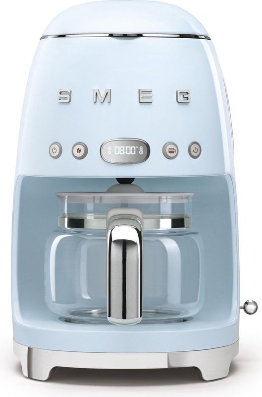 SMEG DCF02PBEU - Filterkoffiemachine - Pastelblauw - Warmhoudfunctie