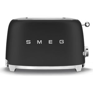 SMEG TSF01BLMEU - Broodrooster - Mat Zwart - 2x2 - 950W - 6 niveaus