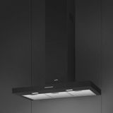 Smeg KBT900NE Afzuigkap Muurmontage Zwart 480 m³/uur A