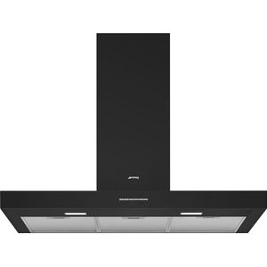 Smeg KBT900NE Afzuigkap Muurmontage Zwart 480 m³/uur A