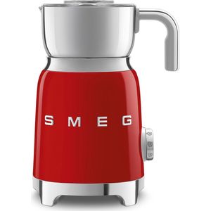 SMEG MFF11RDEU - Melkopschuimer - Rood - 6 functies