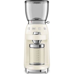 SMEG CGF11CREU - Elektrische Koffiemolen - Crème - 30 Maalstanden