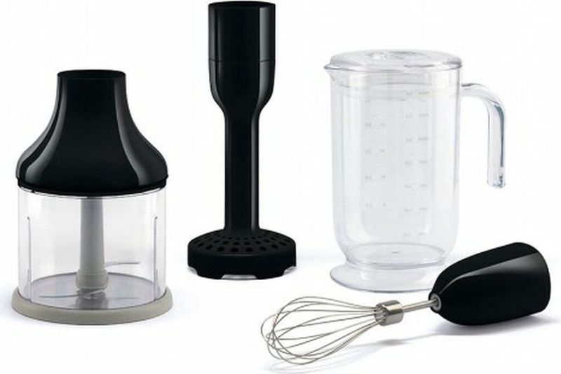 SMEG HBAC11BL - Staafmixer Accessoire Set - Zwart - Tritan™ Renew