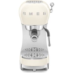 SMEG ECF02CREU - Handmatige espressomachine - Crème - Stoompijp