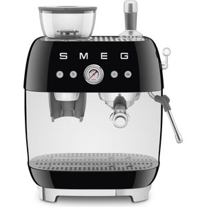 SMEG EGF03BLEU - Espressomachine met geïntegreerde bonenmaler - Zwart
