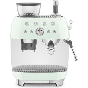 Smeg Halfautomatische Espressomachine Watergroen