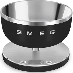 SMEG KSC01BLMWW - Digitale Keukenweegschaal - Mat Zwart - Collezione