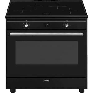 SMEG CX91IMBL Inductiefornuis 90 Zwart