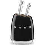 SMEG - KBSF02BL - Messenblok - Zwart - Inclusief 6 Messen