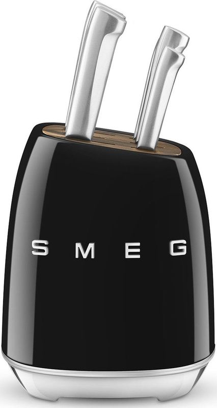 SMEG - KBSF02BL - Messenblok - Zwart - Inclusief 6 Messen